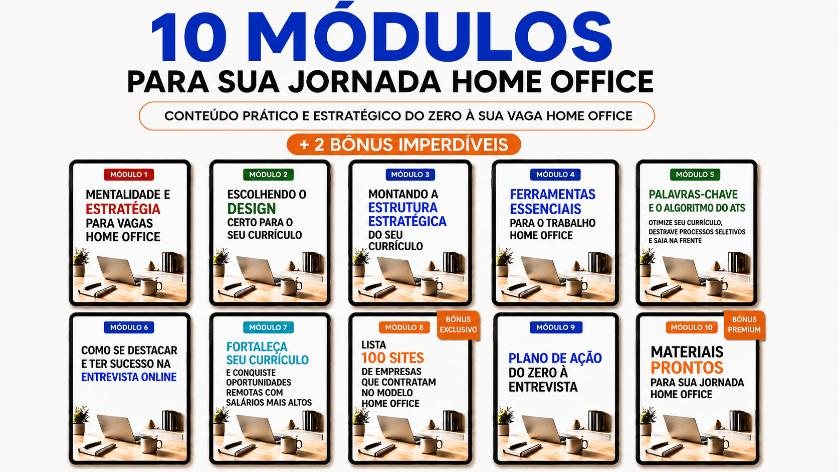 Conteúdo disponível dentro do Método VDH